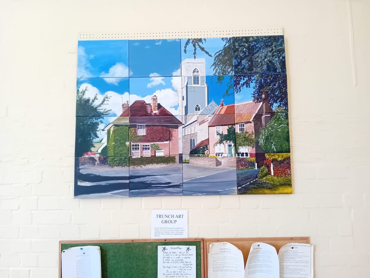 Jan Ellmore's Group, St Botolph's Church and The Crown, Trunch, Norfolk