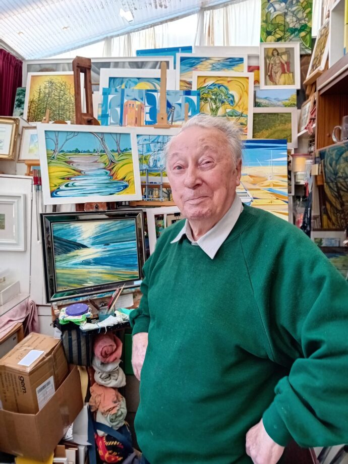 Ray Whyard 1 in his studio Jan 2026