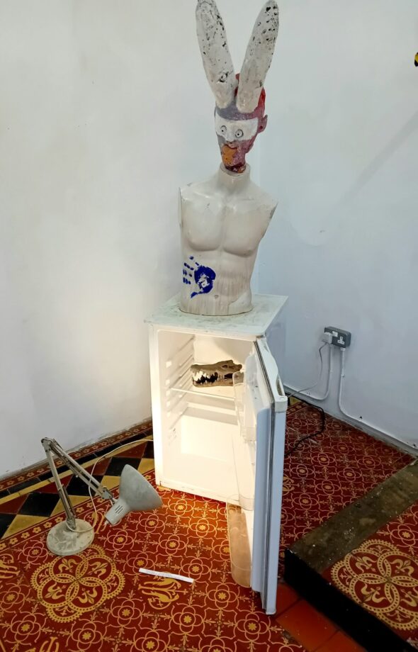 Richard Cleland, Fridge Installation, mixed media