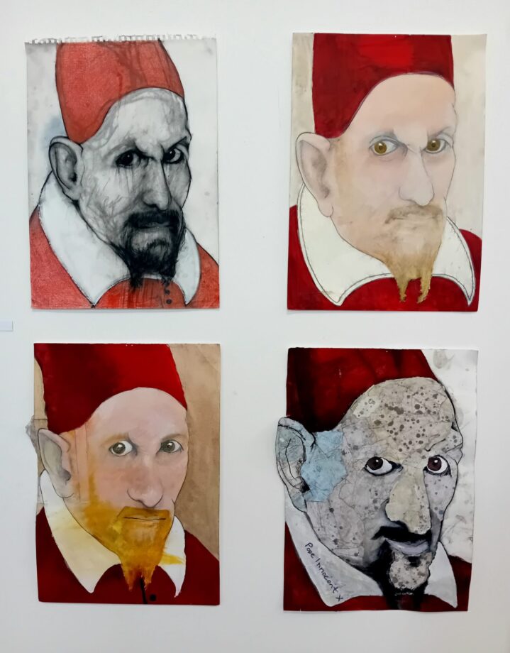 Richard Cleland, Potpourrri Of Pope Innocent, mixed media