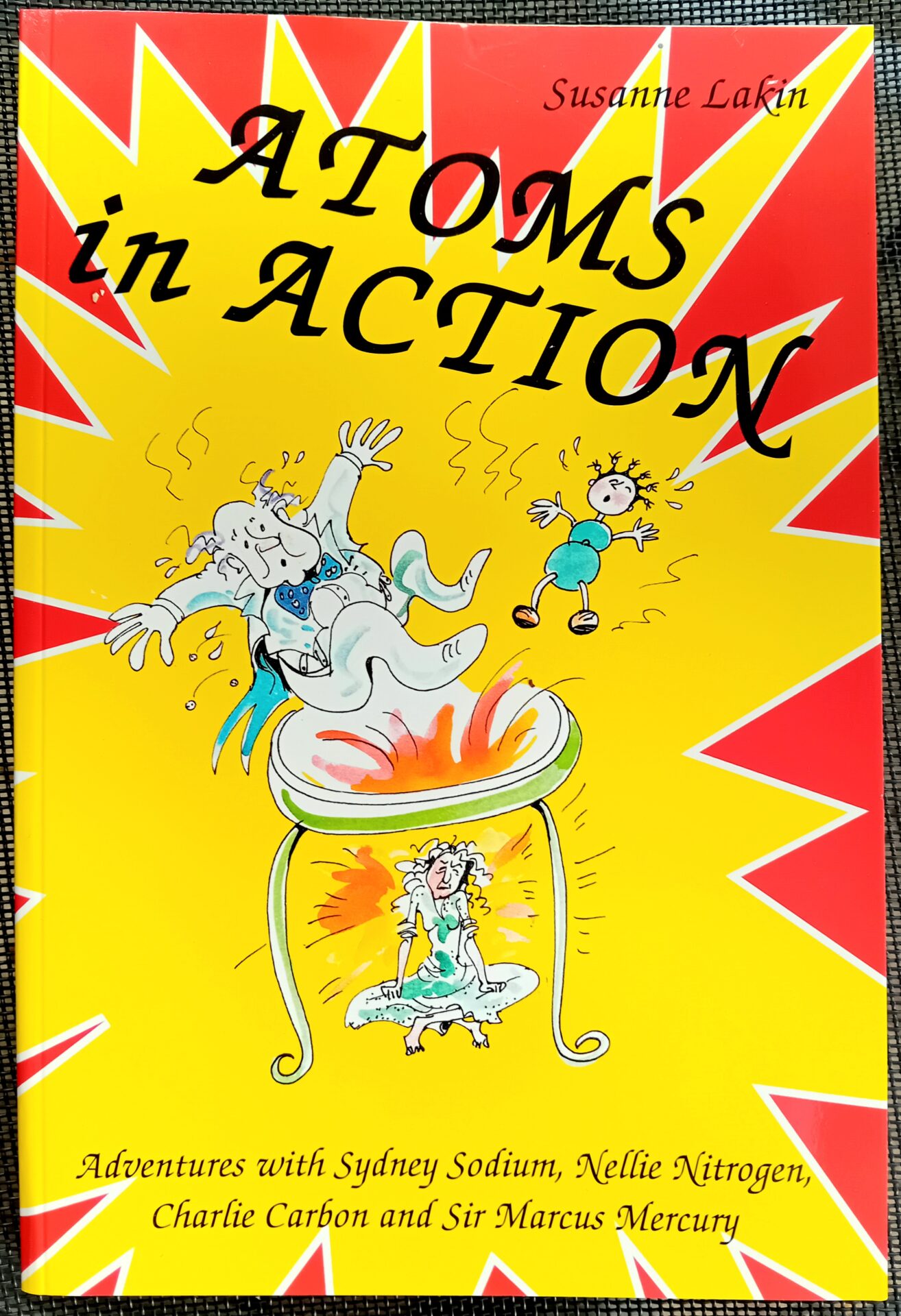 Atoms In Action- Susanne Lakin, front cover